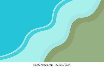  Fondo abstracto con bandas onduladas fluidas azules y verdes. Este diseño versátil evoca calma y creatividad, ideal para proyectos de tecnología, naturaleza o estilo de vida,