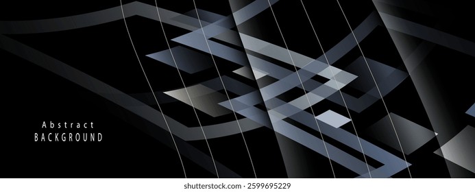 Abstract background featuring geometric shapes and smooth gradients