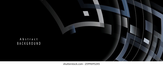 Abstract background featuring geometric shapes and smooth gradients