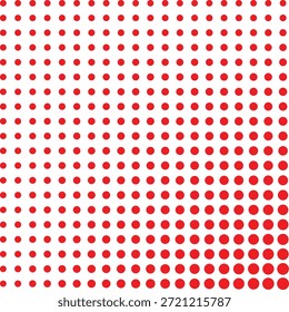 Fondo Abstractas que presenta una transición gradual de Pequeños puntos semitonos rojos que crean un efecto de textura visual de desvanecimiento