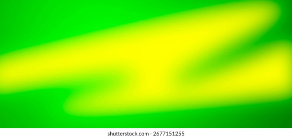 Ein abstrakter Hintergrund mit grünen neonleuchtenden Lichtformen mit hellen Streifen, futuristischer Energie, perfekt für Poster, Websites, Broschüren.