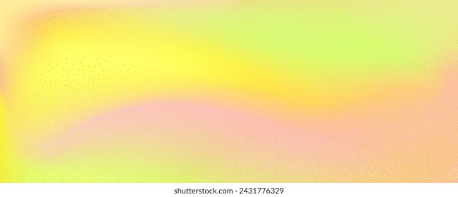 Abstract background featuring a holographic blur with a color gradient.Vector grain noise texture, and watercolor blend.Neon iridescent colors creating a smooth gradation effect.