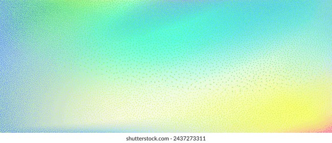 Abstract background featuring a holographic blur with a color gradient.Vector grain noise texture, and watercolor blend.Neon iridescent colors creating a smooth gradation effect.