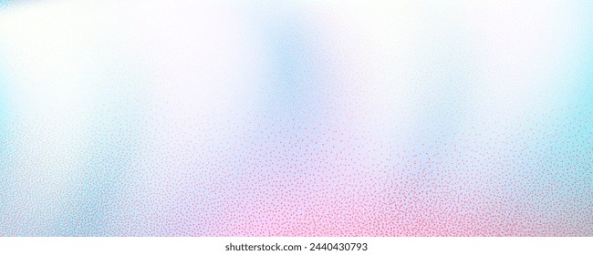 Fondo abstracto con un desenfoque holográfico con un degradado de color.Textura de ruido de granulado vectorial y mezcla de acuarelas.Colores iridiscentes de neón que crean un efecto de gradación suave.