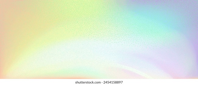 Fondo Abstractas con un desenfoque holográfico con un degradado de color.Textura de Vector de granulado y mezcla de acuarelas.Colores iridiscentes de neón que crean un efecto de gradación suave.