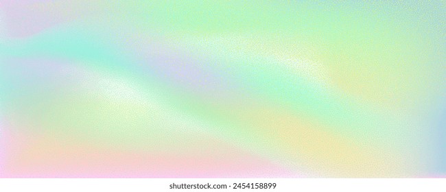 Fondo Abstractas con un desenfoque holográfico con un degradado de color.Textura de Vector de granulado y mezcla de acuarelas.Colores iridiscentes de neón que crean un efecto de gradación suave.
