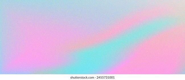 Fondo Abstractas con un desenfoque holográfico con un degradado de color.Textura de Vector de granulado y mezcla de acuarelas.Colores iridiscentes de neón que crean un efecto de gradación suave.