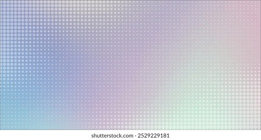 Abstract background featuring holographic blur with color gradient. Vector grain noise texture.eps10