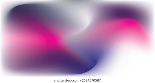 Fundo abstrato com um desfoque holográfico com um gradiente de cor.Textura de ruído de grão vetor, e aquarela blend.Neon cores iridescentes criando um efeito de gradação suave.