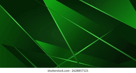 An abstract background featuring a modern geometric design with shades of green. Perfect for use as a background for websites, presentations, or any creative project.