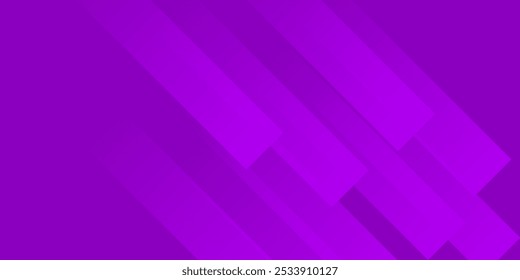 An abstract background featuring overlapping rectangles in varying shades of purple, creating a sense of depth and movement with a gradient from deep violet to bright lilac tones