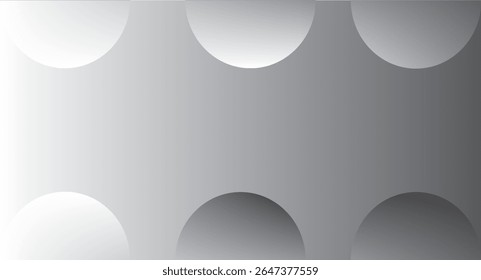 Abstract background featuring a pattern of gray gradient circles, creating a modern and minimalist design with smooth transitions and subtle shading.