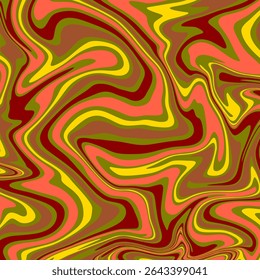 An abstract background featuring a psychedelic swirl pattern. It has a distinct retro or groovy feel, reminiscent of 1960s and 1970s art.