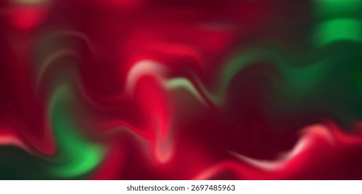 Fondo abstracto con remolinos rojos y verdes con un sutil punto azul, transmitiendo energía, creatividad,