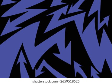 Abstract Background Featuring Repetitive Arrow Elements in a Dynamic Pattern