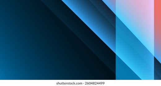 Abstract background featuring a smooth blue gradient with overlapping transparent red geometric shapes. Ideal for business presentations, website design, digital marketing and modern branding projects