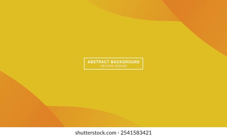 Um plano de fundo abstrato com curvas suaves e gradientes em tons de amarelo e laranja. O design é moderno e minimalista, adequado para vários projetos de design gráfico.