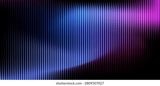 Abstract background featuring smooth, flowing stripes in purple, pink, and blue gradients with a wavy, seamless pattern and soft light effects.