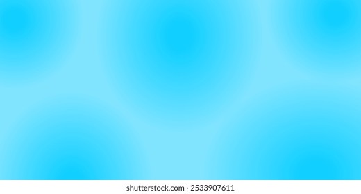 Ein abstrakter Hintergrund mit einem glatten Farbverlauf von blauen Farbtönen, der von hellhimmelblau oben nach unten hin zu einem tieferen Azurblau übergeht und einen ruhigen und ungestörten Look erzeugt