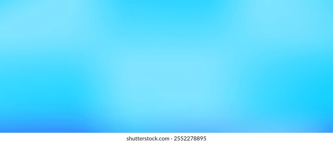 An abstract background featuring a smooth gradient of blue hues, transitioning from light sky blue at the top to deeper azure at the bottom, creating a serene and uncluttered look