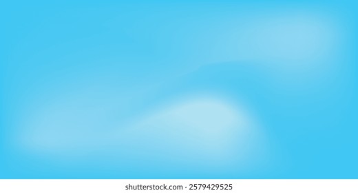 abstract background featuring a smooth gradient of blue hues, transitioning from light sky blue