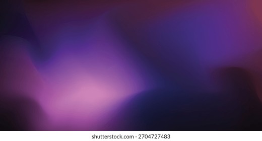 Abstract background featuring a smooth, vibrant mesh gradient of deep purple, magenta, and dark tones with a soft, glowing light.