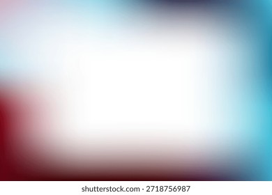 Abstract background featuring soft color gradient transitions blending deep burgundy tones with cool cyan and subtle white illumination creating an ethereal visual texture ideal for design