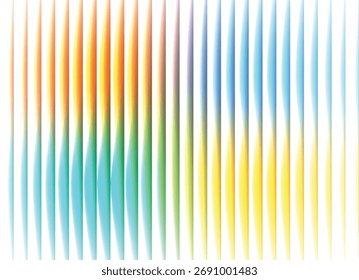Abstract background featuring vertical lines with a gradient of colors from blue to yellow