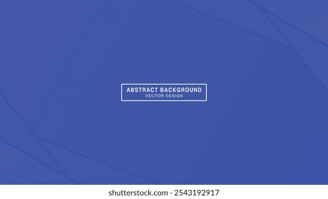 Un fondo abstracto con un color azul vibrante con Formas geométricas en capas y líneas. El diseño es moderno y adecuado para varios proyectos de Diseño gráfico.