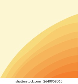 Abstract background featuring warm orange and yellow gradient waves, creating a sense of movement and warmth.
