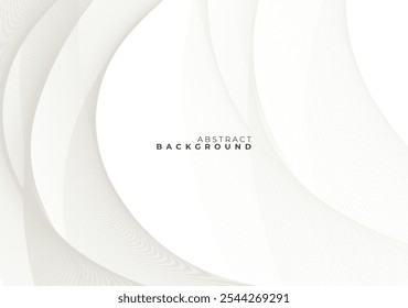 Abstract background featuring white curved lines with gradient colors.