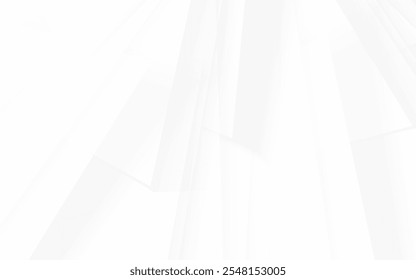 Abstract background featuring white geometric shapes creating a triangle pattern.