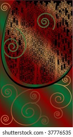 abstract background with female body