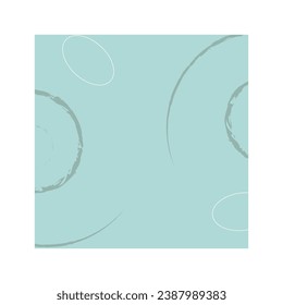 Abstract background in figure square winter theme. Hand drawn patterns on a light background. Banner, poster design, for social networks. Vector flat illustration.