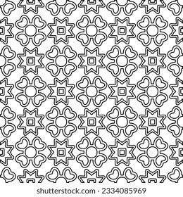 Resumen de antecedentes con cifras de líneas. patrón blanco y negro para página web, texturas, tarjeta, afiche, tela, textil. Diseño repetitivo gráfico monocromo.