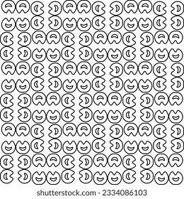Resumen de antecedentes con cifras de líneas. patrón blanco y negro para página web, texturas, tarjeta, afiche, tela, textil. Diseño repetitivo gráfico monocromo.