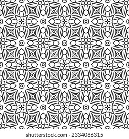 Resumen de antecedentes con cifras de líneas. patrón blanco y negro para página web, texturas, tarjeta, afiche, tela, textil. Diseño repetitivo gráfico monocromo.
