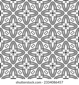 Resumen de antecedentes con cifras de líneas. patrón blanco y negro para página web, texturas, tarjeta, afiche, tela, textil. Diseño repetitivo gráfico monocromo.