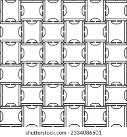 Resumen de antecedentes con cifras de líneas. patrón blanco y negro para página web, texturas, tarjeta, afiche, tela, textil. Diseño repetitivo gráfico monocromo.
