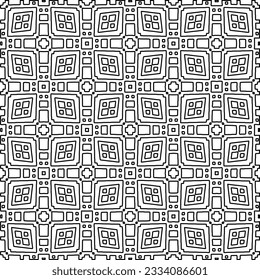 Resumen de antecedentes con cifras de líneas. patrón blanco y negro para página web, texturas, tarjeta, afiche, tela, textil. Diseño repetitivo gráfico monocromo.