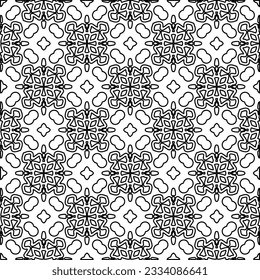 Resumen de antecedentes con cifras de líneas. patrón blanco y negro para página web, texturas, tarjeta, afiche, tela, textil. Diseño repetitivo gráfico monocromo.
