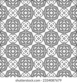Resumen de antecedentes con cifras de líneas. patrón blanco y negro para página web, texturas, tarjeta, afiche, tela, textil. Diseño repetitivo gráfico monocromo.