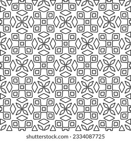 Resumen de antecedentes con cifras de líneas. patrón blanco y negro para página web, texturas, tarjeta, afiche, tela, textil. Diseño repetitivo gráfico monocromo.