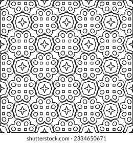Resumen de antecedentes con cifras de líneas. patrón blanco y negro para página web, texturas, tarjeta, afiche, tela, textil. Diseño repetitivo gráfico monocromo.