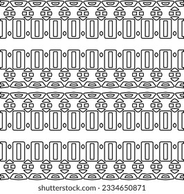 Resumen de antecedentes con cifras de líneas. patrón blanco y negro para página web, texturas, tarjeta, afiche, tela, textil. Diseño repetitivo gráfico monocromo.