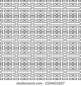 Abstract background with figures from lines. black and white pattern for web page, textures, card, poster, fabric, textile. Monochrome graphic repeating design.
