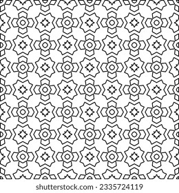 Resumen de antecedentes con cifras de líneas. patrón blanco y negro para página web, texturas, tarjeta, afiche, tela, textil. Diseño repetitivo gráfico monocromo.