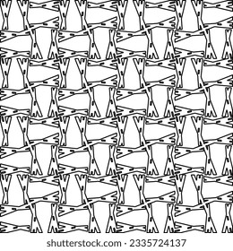 Resumen de antecedentes con cifras de líneas. patrón blanco y negro para página web, texturas, tarjeta, afiche, tela, textil. Diseño repetitivo gráfico monocromo.