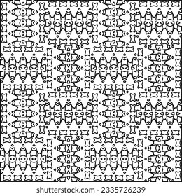 Resumen de antecedentes con cifras de líneas. patrón blanco y negro para página web, texturas, tarjeta, afiche, tela, textil. Diseño repetitivo gráfico monocromo.