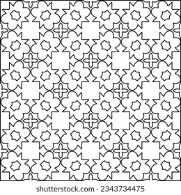 Resumen de antecedentes con cifras de líneas. patrón blanco y negro para página web, texturas, tarjeta, afiche, tela, textil. Diseño repetitivo gráfico monocromo.